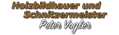 Holzschnitzer Peter Vogler Logo